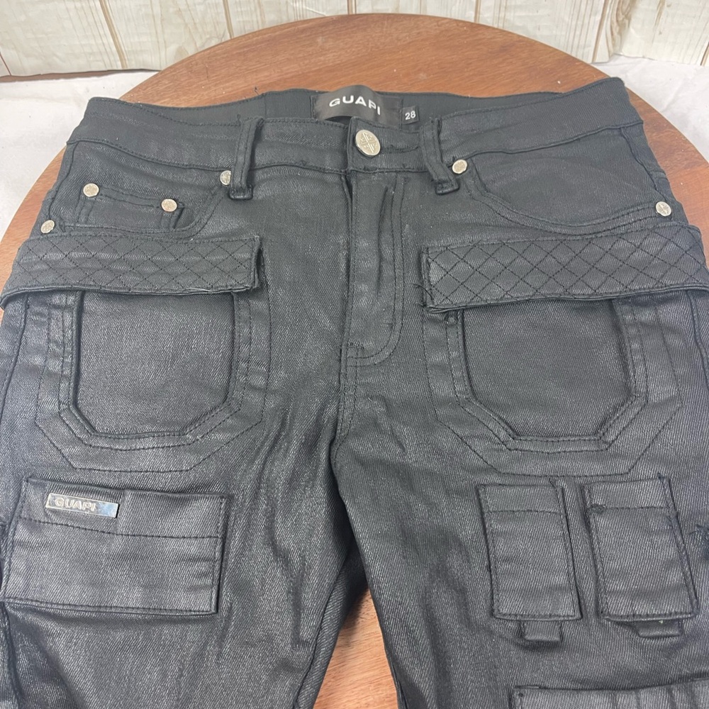 Guapi Black Pants With Multiple Pockets Size 28 - image 1
